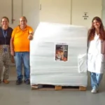 Donación en la campaña solidaria ‘Píntale un Bigote de leche’