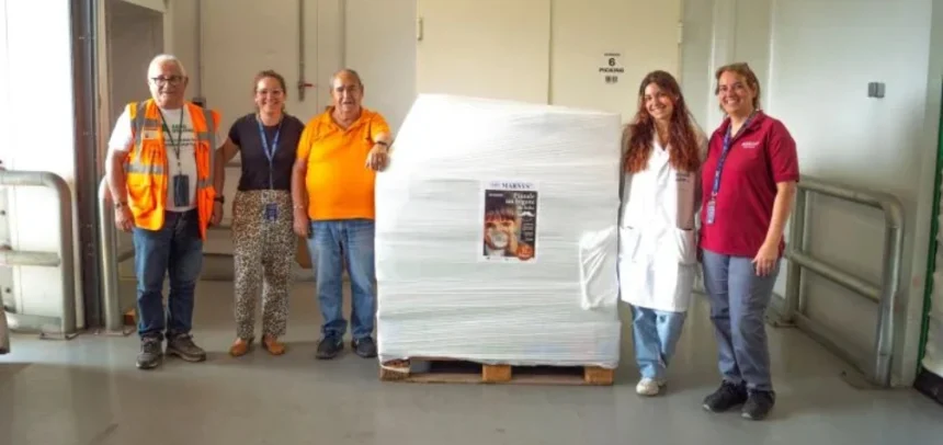 Donación en la campaña solidaria ‘Píntale un Bigote de leche’