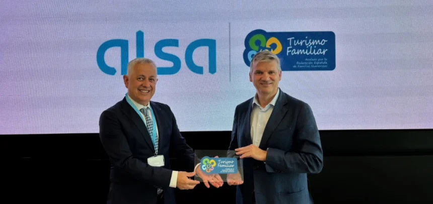 Alsa recibe el Sello de Turismo Familiar como empresa adaptada a las necesidades de las familias