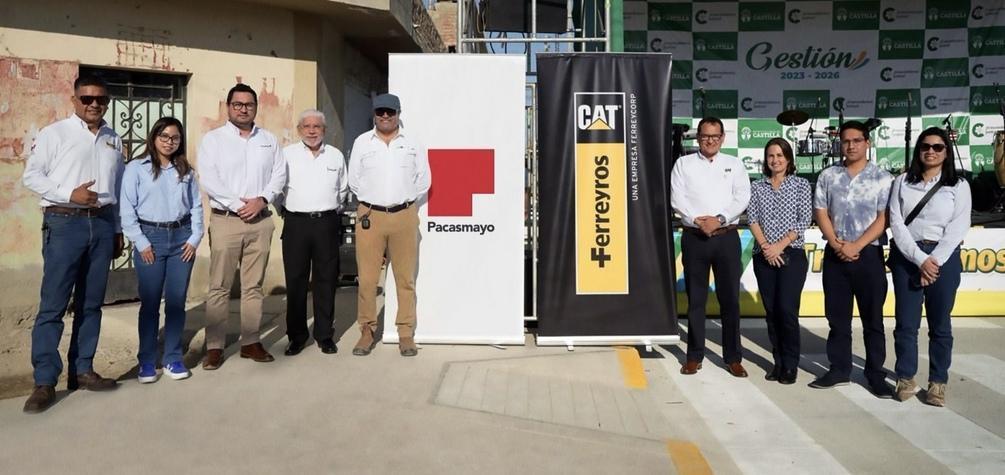 Unidos por el desarrollo: Ferreyros y Cementos Pacasmayo financian proyecto de pavimentación que beneficia a más de 13 mil personas en Piura
