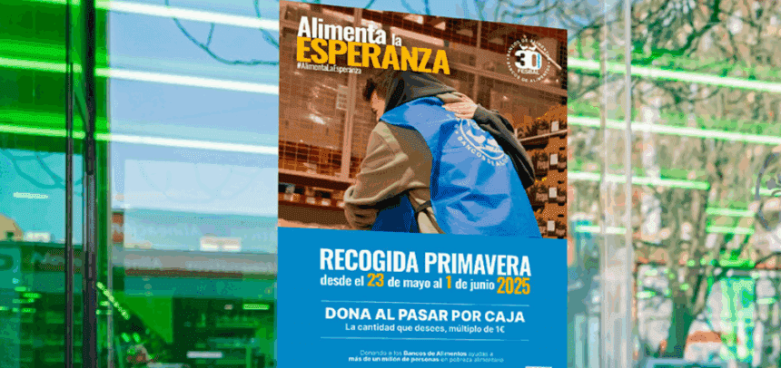 Cartelería en tienda de la Recogida de Primavera 2025