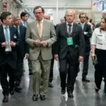 Visita interior del bloque logístico de Almeirim