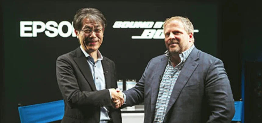 Bose y Epson colaboran en el desarrollo de proyectores que combinan tecnologías de audio y video