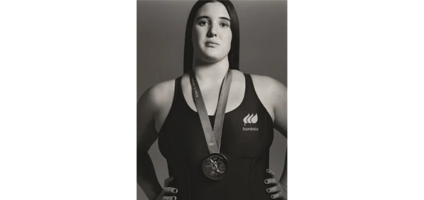 La medallista Paula Leitón