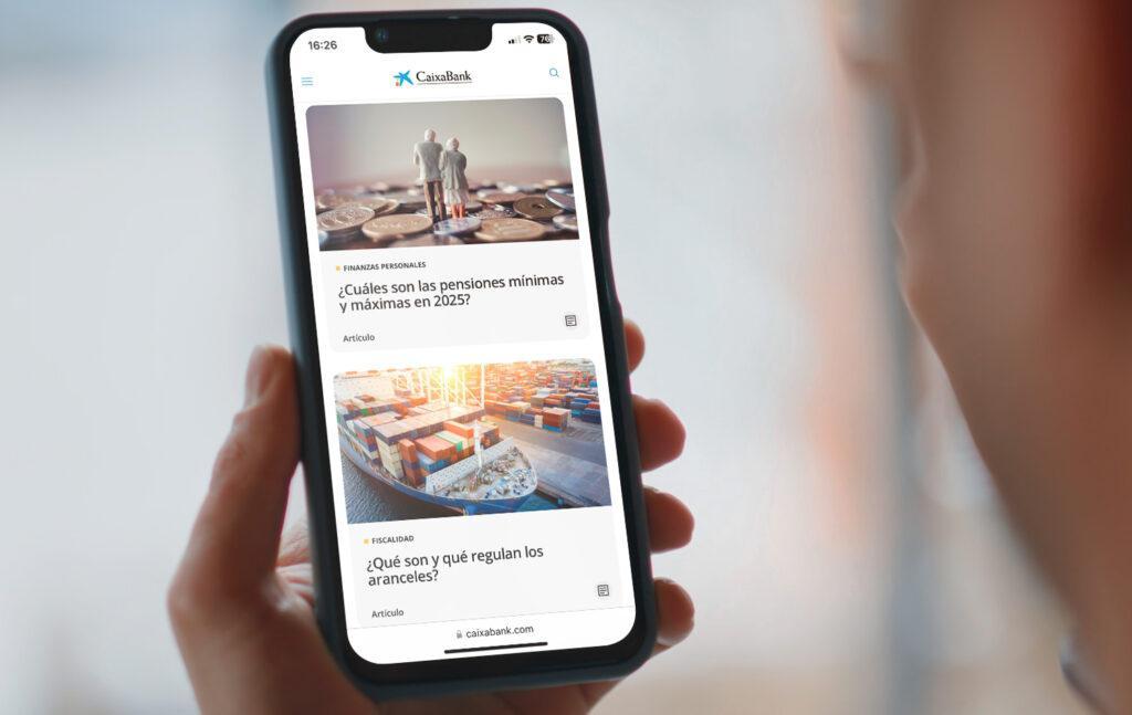 Imagen de Esfera, la nueva plataforma de contenidos de CaixaBank