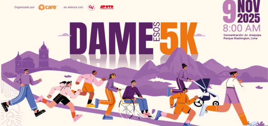 CARE Perú convoca a miles de peruanos a caminar por un país libre de violencia en la primera edición de “Dame esos 5K”