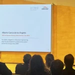 Alberto García de los Ángeles, CEO del Grupo Elecnor, durante la presentación del Plan Estratégico 2025– 2027