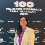 Carmen Coto, Directora de People & Culture de TotalEnergies Electricidad y Gas, en el evento de la revista Forbes