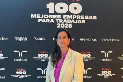Carmen Coto, Directora de People & Culture de TotalEnergies Electricidad y Gas, en el evento de la revista Forbes
