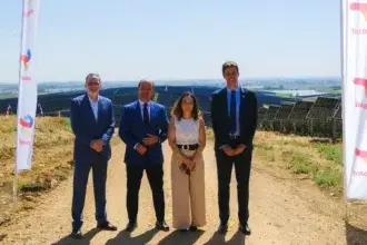 Inauguración del mayor complejo solar en Europa, en Guillena, Sevilla - TotalEnergies