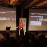 Glòria Oliver, presidenta de la AEFr durante el Digital Fundraising Hub 2025