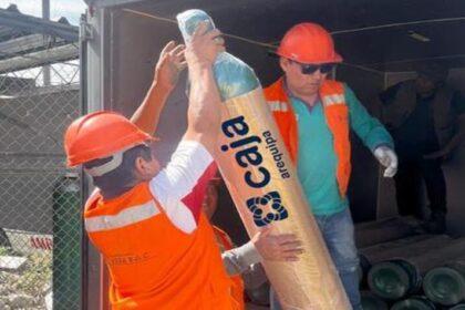 Caja Arequipa refuerza su compromiso social con importante donación de balones de oxígeno a hospitales de la región