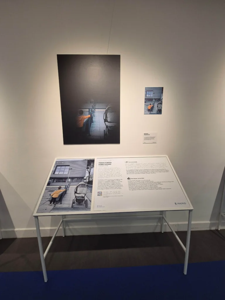 Imagen cedida por Canon de la exposición “Enfoca Accesibilidad”