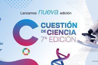 Cartel de la 7ª Edición de Cuestión de Ciencia de Bayer".