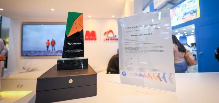 Minera Las Bambas recibe Certificado Verde de Energía Renovable y refuerza su compromiso con la sostenibilidad
