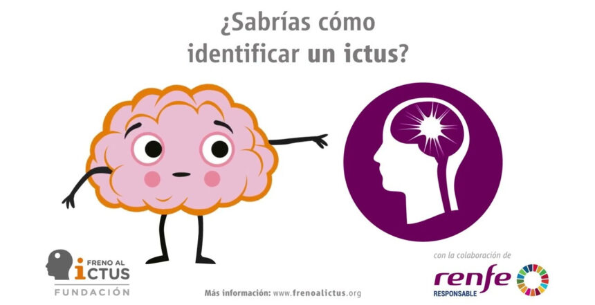 Alianza de Renfe y Fundación Freno al Ictus por el mes de octubre