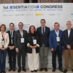 De izquierda a derecha: Carlos Ferrer (Eurofins), Virgilio Elías (Unimat), Pedro Navalón (Labaqua), Adela Yáñez (Labaqua), Carlos Fito (ITENE), Francisco José Vea (Simetría y SentiaTech), Marián Ferre (AEI), Julio Delgado (GVA), Javier Zabaleta (ITENE), David Rosa (Valencia Innovation Capital), Pablo Ibáñez (SentiaTech), Beatriz Vallejo (LTL) y Esther Méndez (Global Omnium)