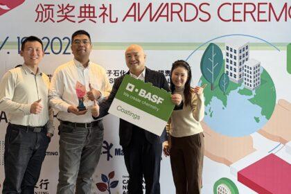 BASF Coatings ha sido galardonada con el Premio Green Impact Pioneer en la 12ª edición de los Premios de Responsabilidad Social Corporativa (CSR) de la Cámara Europea