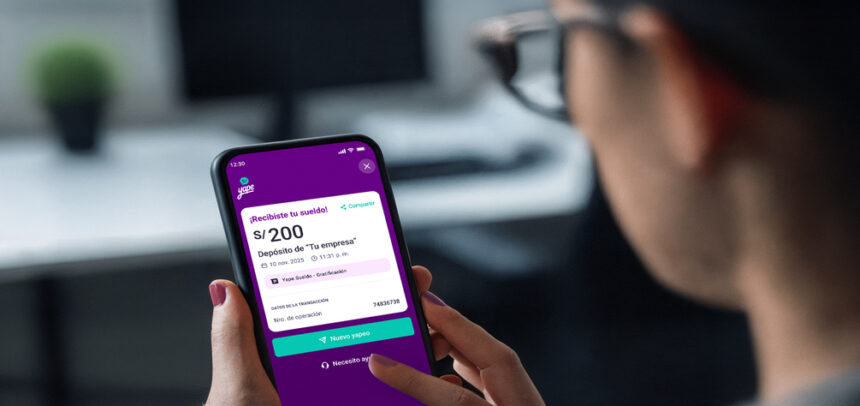 Ahora los yaperos ya pueden recibir su sueldo por Yape