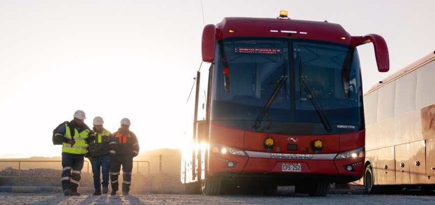 Antapaccay renueva 100% de su flota de transporte interno a buses eléctricos