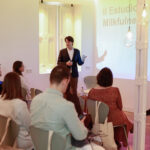 Fernando Pena, Presidente de AEPSIS, durante la presentación del estudio - Imagen cedida por Leche Celta
