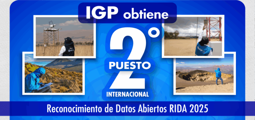 IGP obtiene el segundo puesto en el Reconocimiento Internacional de Datos Abiertos 2025