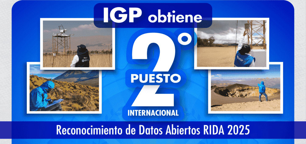 IGP obtiene el segundo puesto en el Reconocimiento Internacional de Datos Abiertos 2025