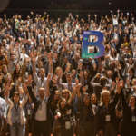 Líderes empresariales y personalidades académicas, de la administración pública, del tercer sector y la ciudadanía, reunidos en el B Good Day - Imagen cedida por B Lab Spain