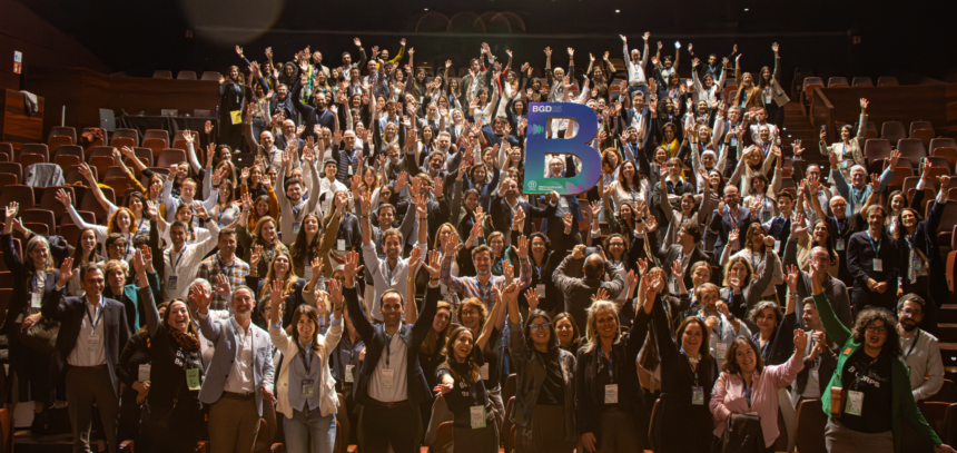 Líderes empresariales y personalidades académicas, de la administración pública, del tercer sector y la ciudadanía, reunidos en el B Good Day - Imagen cedida por B Lab Spain