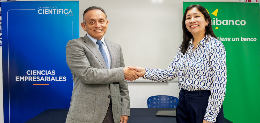 Mibanco y la Universidad Científica del Sur firman convenio para impulsar el Programa Miconsultor