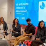 Mesa de debate durante la presentación del informe sobre el estado de la adolescencia en España, "Así hablamos: las voces de la adolescencia" - Plan International