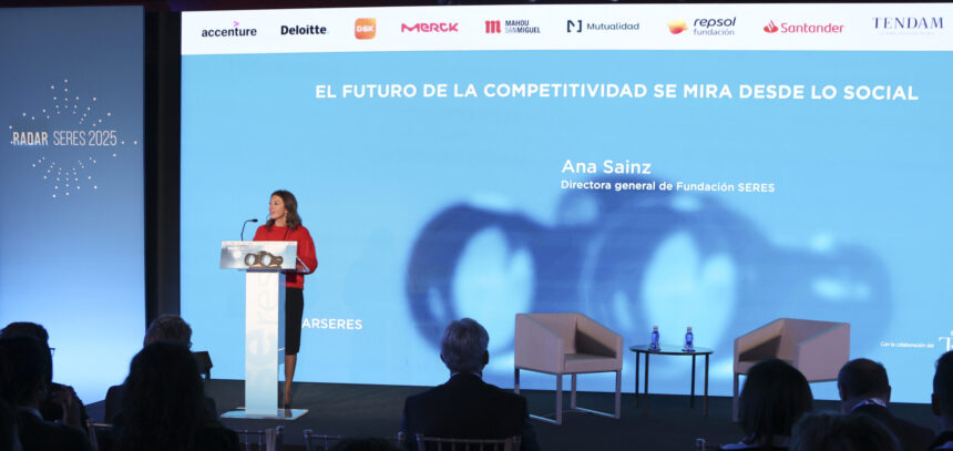 Ana Sainz, Directora General de Fundación SERES, en la apertura de RADARSERES 2025