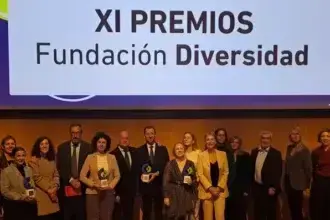 Galardonados en la XI edición de los Premios Fundación Diversidad, celebrados por primera vez en Barcelona