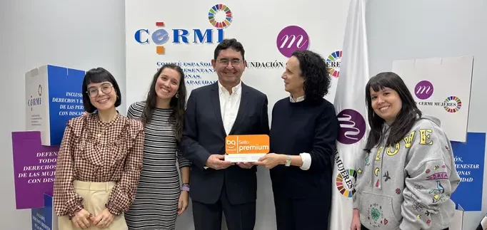 La Fundación CERMI Mujeres recibe el sello Bequal PREMIUM