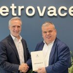 David Sierra, director de Proyectos y Sostenibilidad de Metrovacesa, y Daniel Lainz, director general de Arquitectura de Cortizo