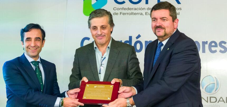 Javier Bretón, CEO del Grupo Leche Celta, recogía el Galardón Empresarial COFER 2025