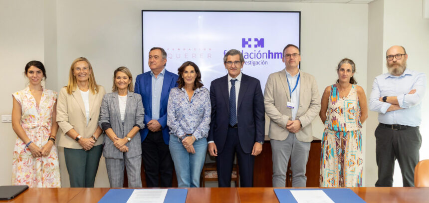 Foto de familia: Fundación de Investigación HM Hospitales y Fundación Querer