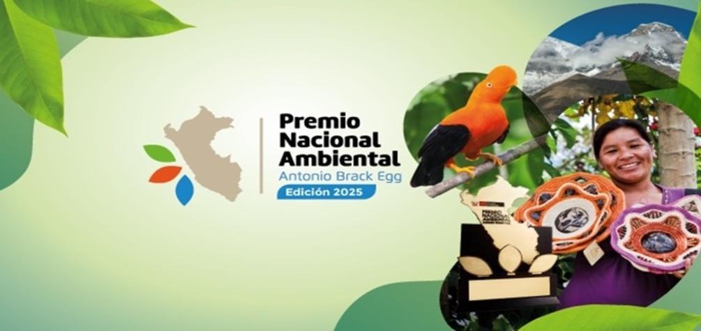 Ministerio del Ambiente presenta a los ganadores del Premio Nacional Ambiental Antonio Brack Egg, Edición 2025