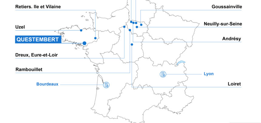 Municipios de Francia en los que Aqualia está presente