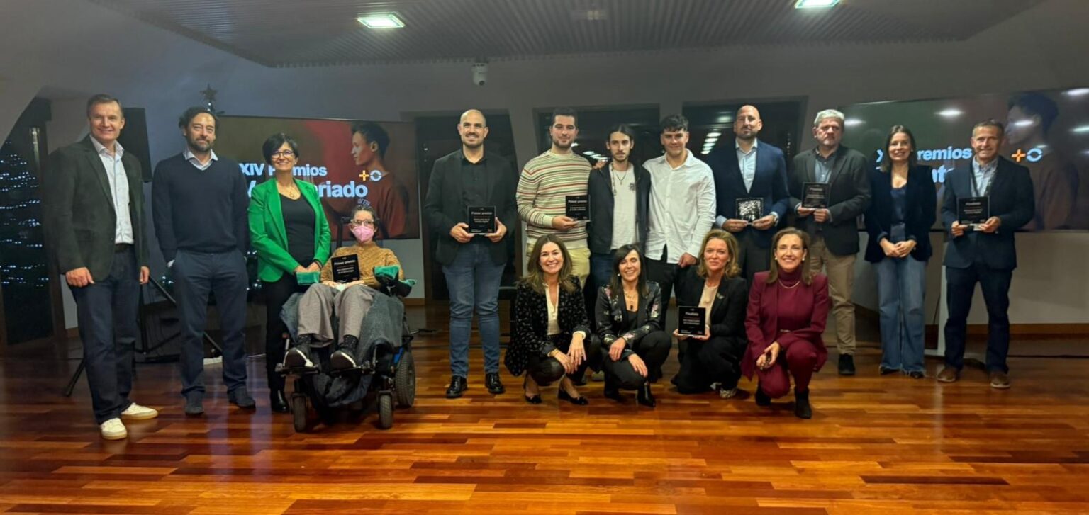 Galardonados en la XIV edición de los Premios Voluntariado +O: Hacer más - MasOrange