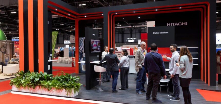 Stand de Hitachi Rail España en "Rail Live 2025"