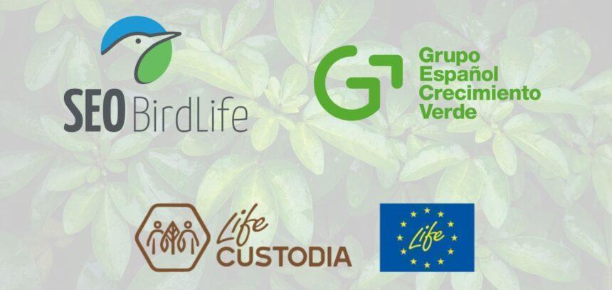 SEO/BirdLife y el Grupo Español para el Crecimiento Verde han firmado un acuerdo de colaboración, enmarcado en el proyecto LIFE Custodia