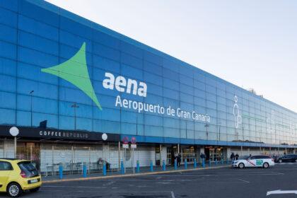 Exterior del Aeropuerto de Gran Canaria, operado y gestionado por Aena - Imagen de Stock cedida por Aena