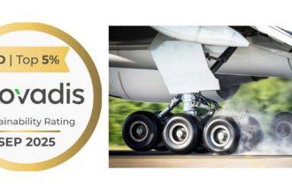 Bridgestone Aircraft Tire Europe obtiene la calificación oro de EcoVadis en 2025