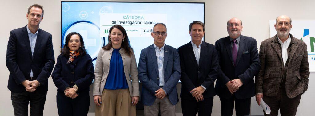 Firma de la renovación del acuerdo marco de AbbVie España y la Universidad Autónoma de Madrid