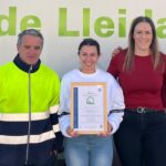El equipo de Plusfresc recibe la certificación "Cero residuos al vertedero"