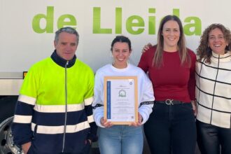 El equipo de Plusfresc recibe la certificación "Cero residuos al vertedero"