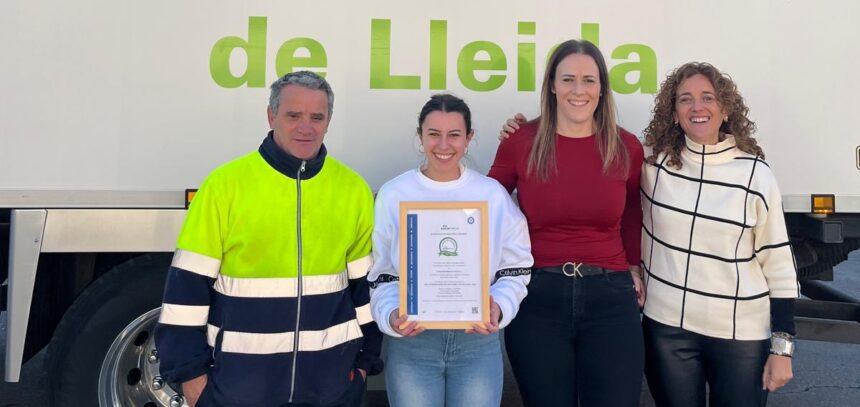 El equipo de Plusfresc recibe la certificación "Cero residuos al vertedero"