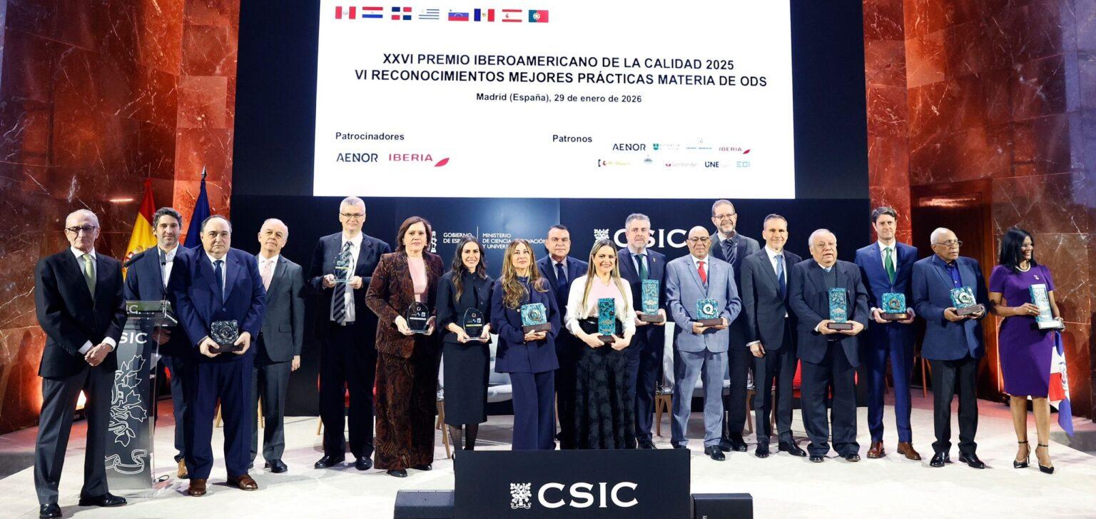 Entrega en Madrid del Premio Iberoamericano de la Calidad - Imagen cedida por el Grupo Iberdrola