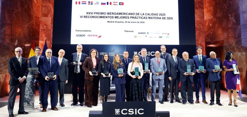 Entrega en Madrid del Premio Iberoamericano de la Calidad - Imagen cedida por el Grupo Iberdrola